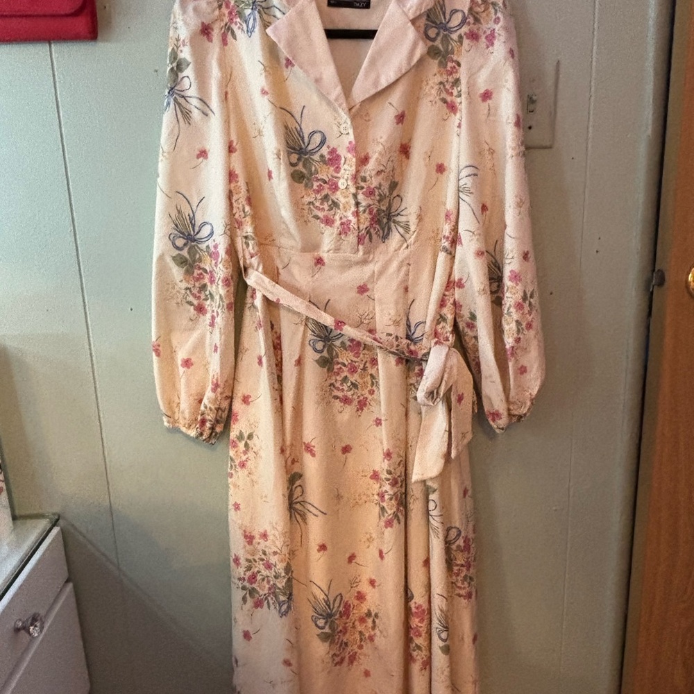 Floral Long Sleeve Dress